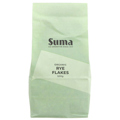 Suma Prepacks Organic Rye Flakes 500g (Pack of 6)