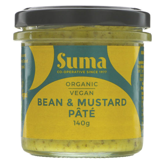 Suma Organic Pate - Bean & Mustard 140g (Pack of 6)