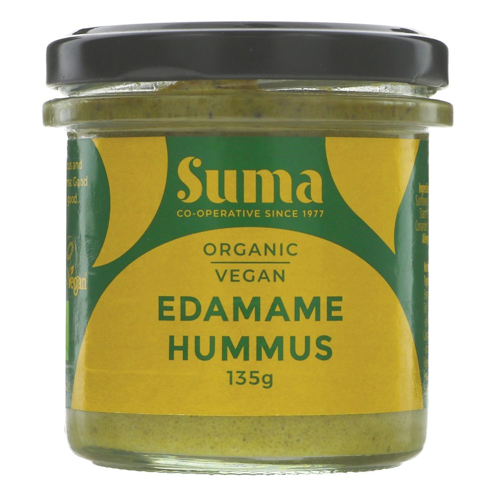 Suma Organic Hummus - Edamame 135g (Pack of 6)