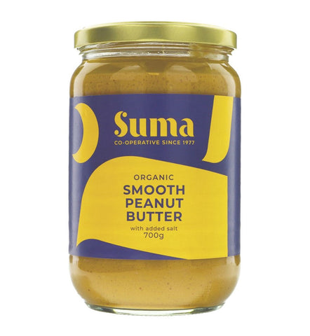 Suma Organic Jumbo Smooth Peanut Butter 700g (Pack of 6)