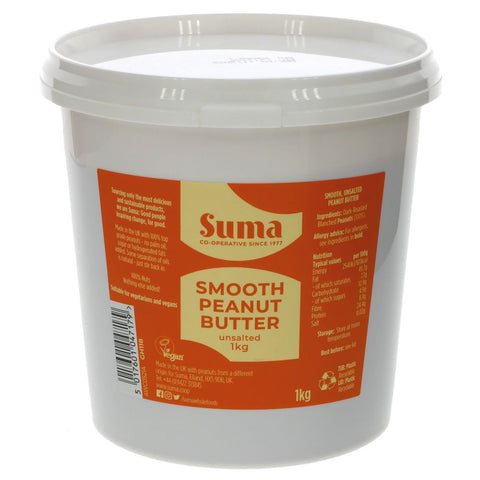 Suma Smooth Peanut Butter 1kg (Pack of 6)