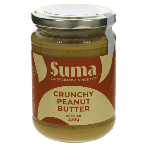 Suma Crunchy Peanut Butter 350g (Pack of 6)
