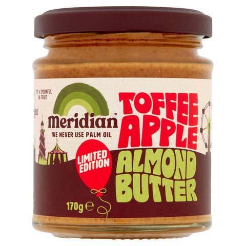 Meridian Toffee Apple Alm Butt 170g (Pack of 6)
