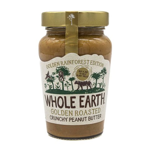 Whole Earth Crunchy Gold Peanut Butter 340g (Pack of 6)
