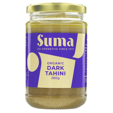 Suma Organic Dark Tahini Organic 280g (Pack of 6)