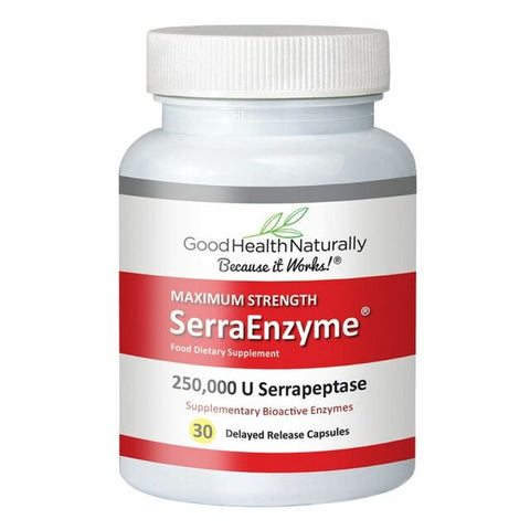 Good Health Naturally Serra Enzyme 250,000Iu (Phthalate Free) 90 Caps