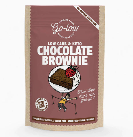 Go Low Baking Chocolate Brownie Mix 218g (Pack of 6)