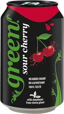 Green Cola Green Sour Cherry Can 330Ml (Pack of 24)