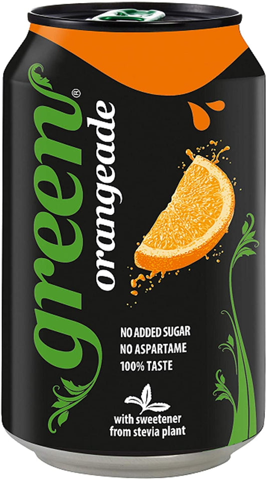 Green Cola Green Orangeade Can 330Ml (Pack of 24)