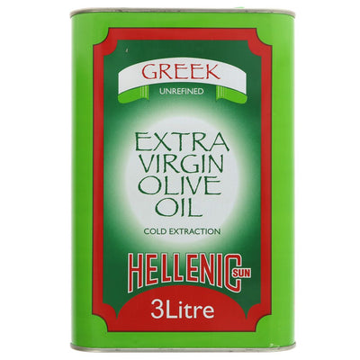 Hellenic Olive Oil Tins Outer 3l (Pack of 4)