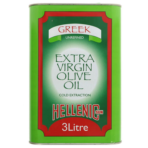 Hellenic Olive Oil Tins Outer 3l (Pack of 4)