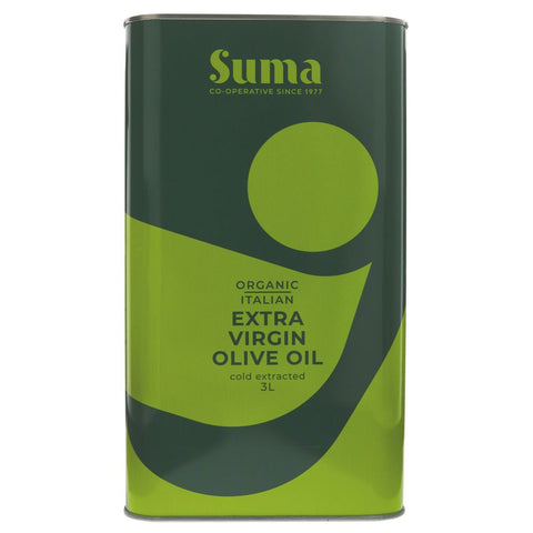 Suma Italian Organic Olive Oil 3L (Pack of 4)