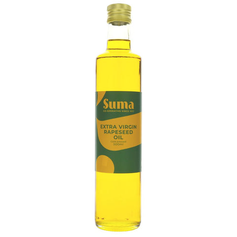 Suma Extra Virgin Rapeseed Oil 500ml (Pack of 6)