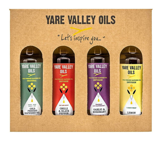 Yare Valley Selection of Kitchen Oils 4x100m (Pack of 6)