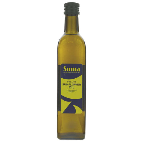 Suma Organic Sunflower Oil - Organic 500ML (Pack of 6)