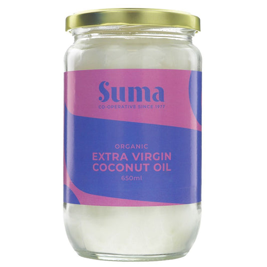 Suma Organic Coconut Oil - Extra Virgin 650ML (Pack of 6)