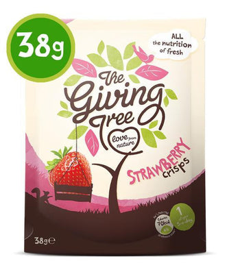 Giving Tree Ventures Starwberry Crisps 38g (Pack of 12)
