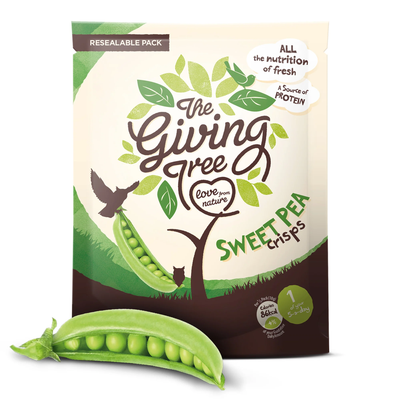 Giving Tree Vacuum Fried Sweet Pea 18g (Pack of 12)