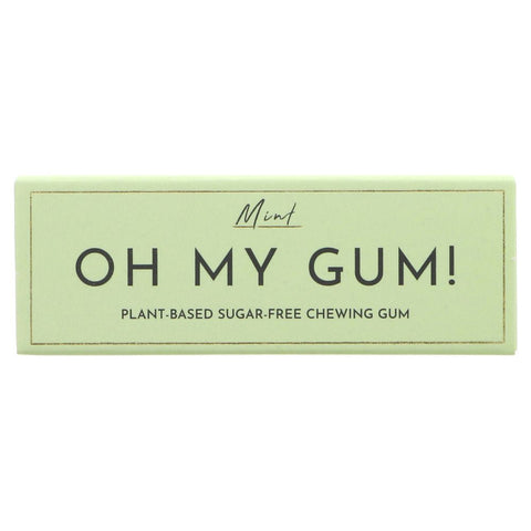 Oh My Gum Plant Based Mint Chewing Gum 19g (Pack of 12)