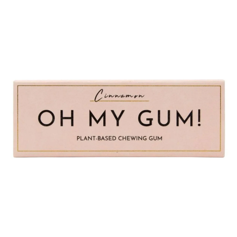 Oh My Gum Plant Based Cinnamon Chewing Gum 19g (Pack of 12)