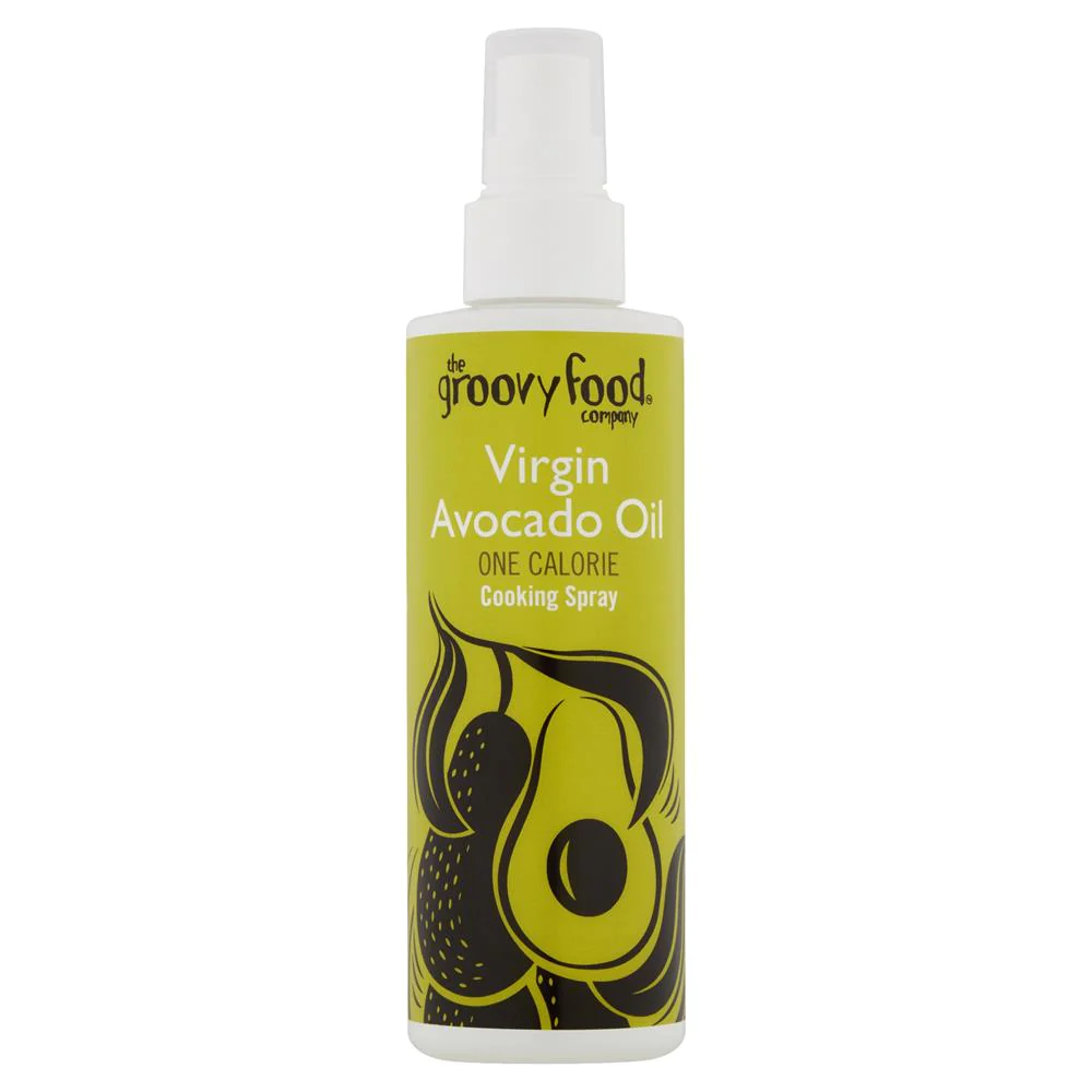 The Groovy Food Company Cooking Spray with Virgin Avocado Oil 190ml (Pack of 6)