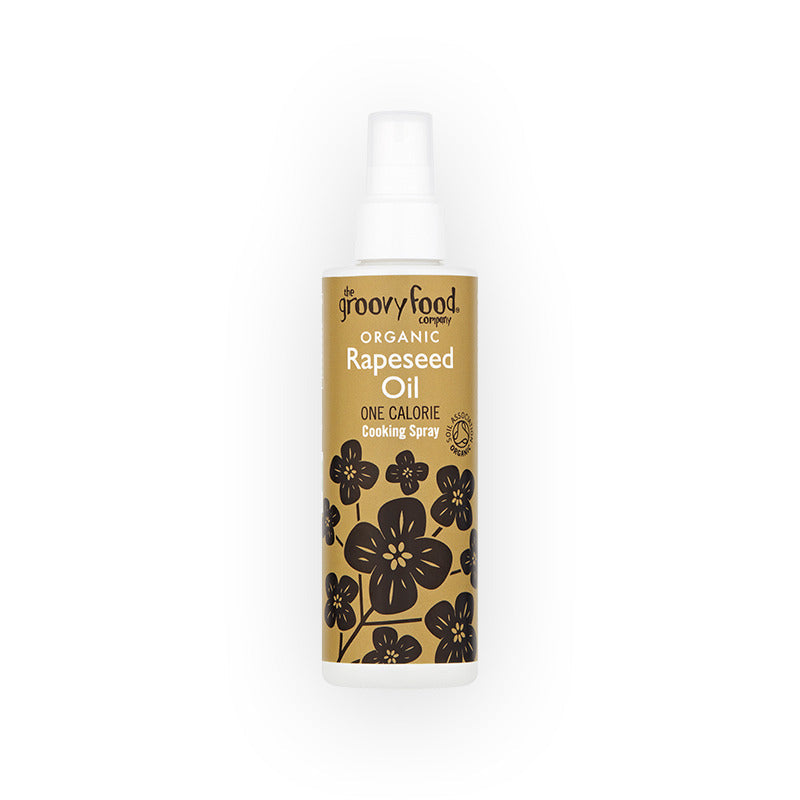 The Groovy Food Company Organic Rapeseed Oil Cooking Spray 190ml (Pack of 6)