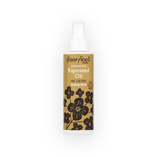 The Groovy Food Company Organic Rapeseed Oil Cooking Spray 190ml (Pack of 6)