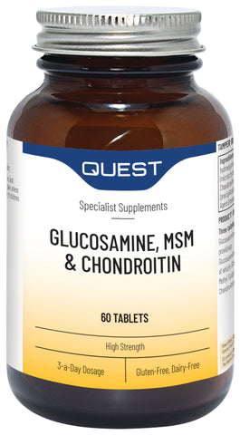 Quest Glucosamine, MSM and Chondroitin 60 Tablets