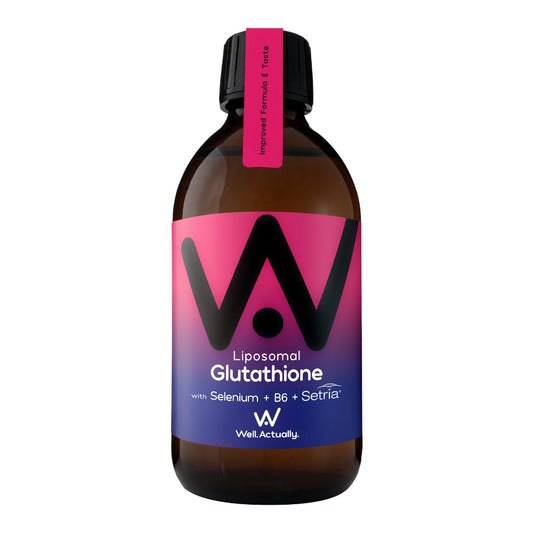 Well.Actually. Liposomal Reduced L-Glutathione 400mg High Strength 300ml