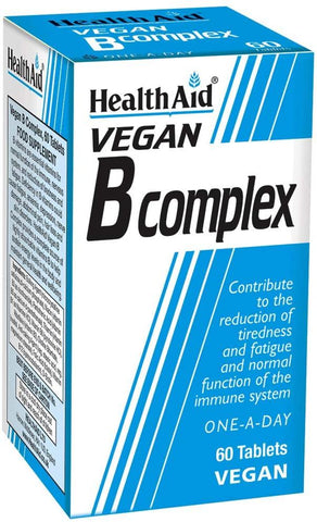HealthAid Vegan B Complex NEW 60 Tablets