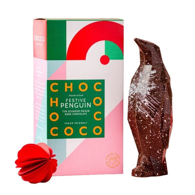 Chococo 72% Dark Chocolate Penguin 120g (Pack of 6)