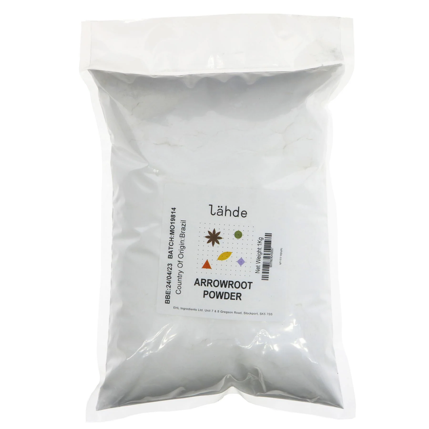 Lahde Arrowroot Powder 1Kg