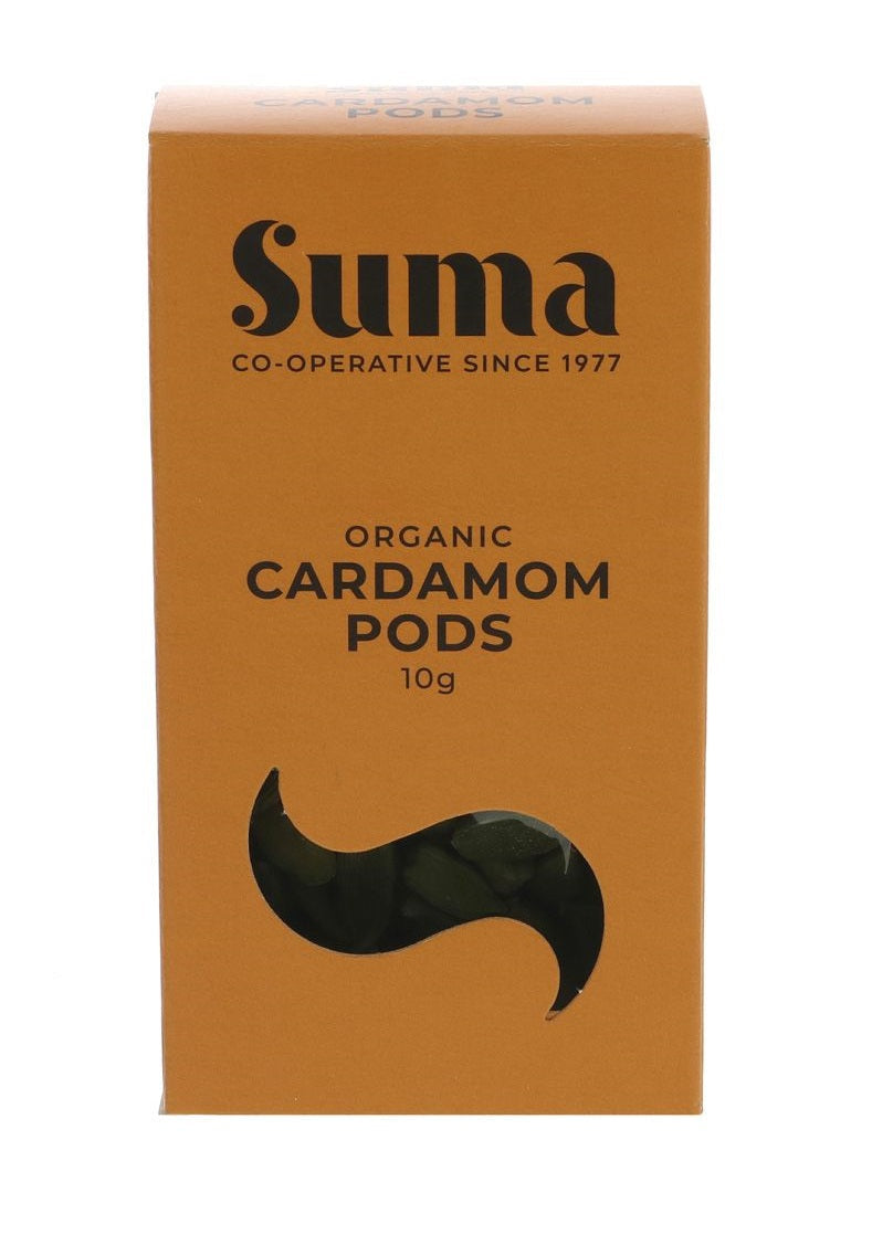 Suma Organic Green Cardamoms 10g (Pack of 6)