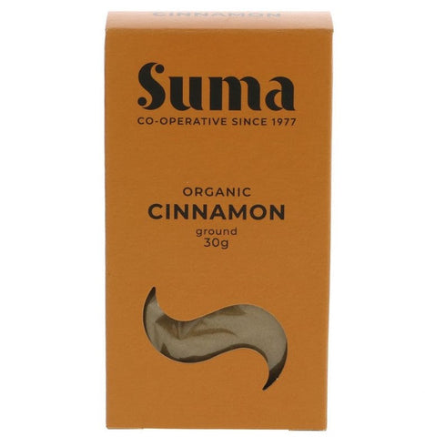 Suma Organic Cinnamon Ground Organic 30g (Pack of 6)