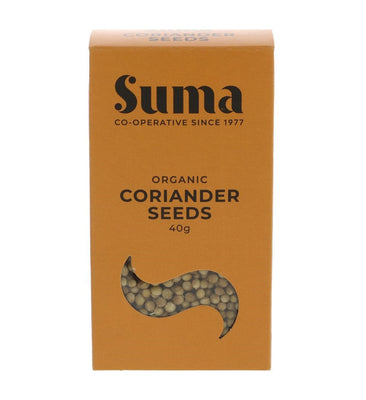 Suma Organic Coriander Seeds 40g (Pack of 6)