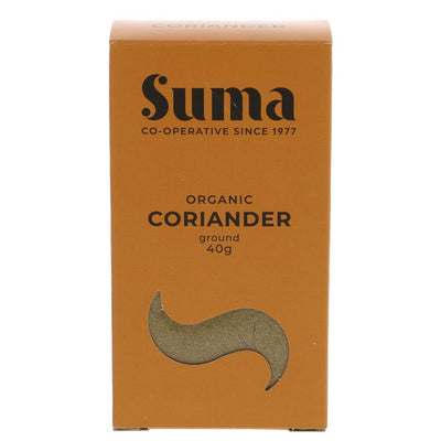 Suma Organic Ground Coriander Organic 40g (Pack of 6)