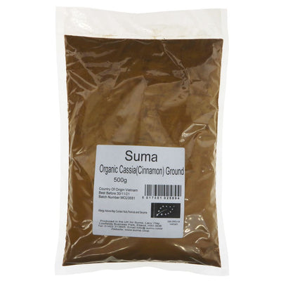 Bulk Milled Spices Organic Cinnamon Ground 500g