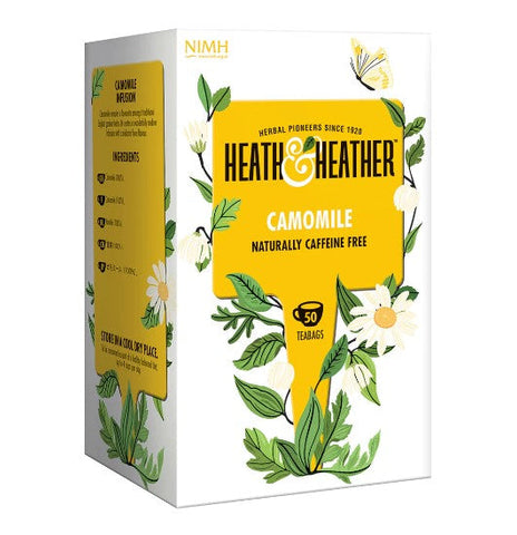 Heath And Heather Camomile 50 bags (Pack of 6)