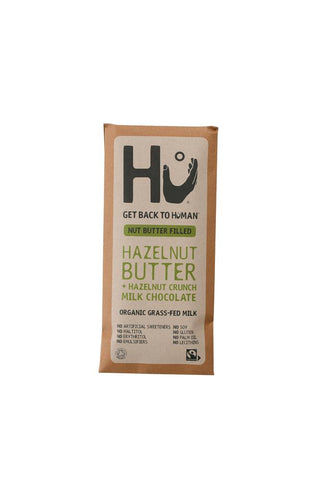 Hu Hazelnut Milk Chocolate Bar 60g (Pack of 4)