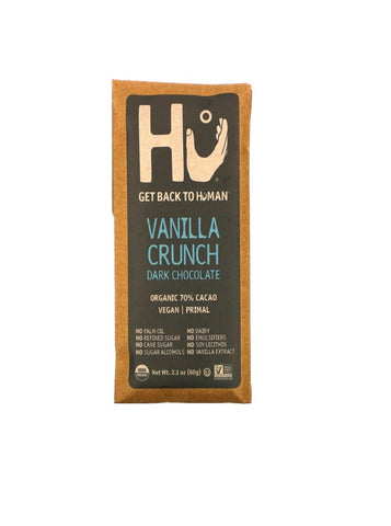 Hu Vanilla Crunch Dark Chocolate Bar 60g (Pack of 12)