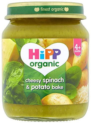 HiPP Organic Stage 1 From 4 Months Cheesy Spinach and Potato Bake 125g