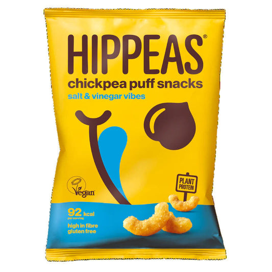 Hippeas Salt & Vinegar 22g (Pack of 24)