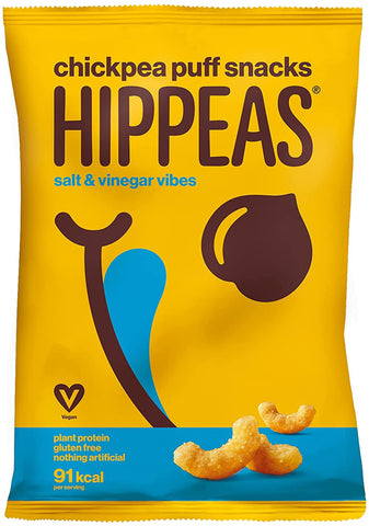 Hippeas Salt & Vinegar Puffs 78g (Pack of 10)