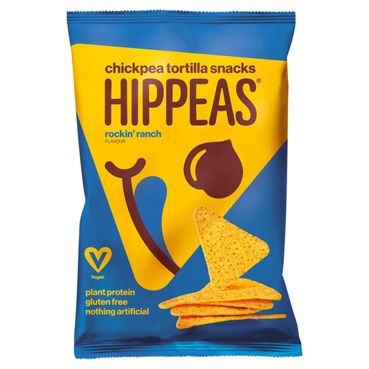 Hippeas Tortilla Rockin Ranch 130g (Pack of 4)
