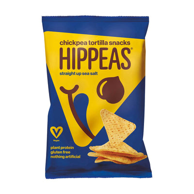 Hippeas Tortilla Sea Salt 130g (Pack of 4)