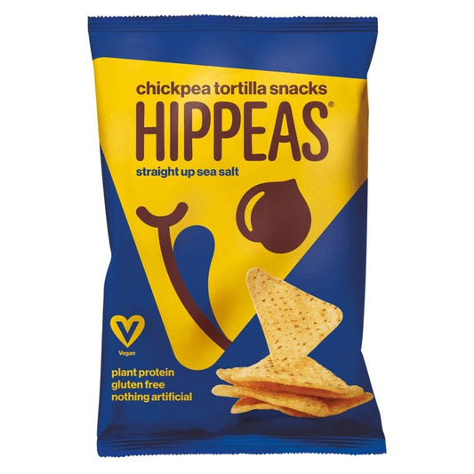 Hippeas Tortilla Sea Salt 40g (Pack of 6)