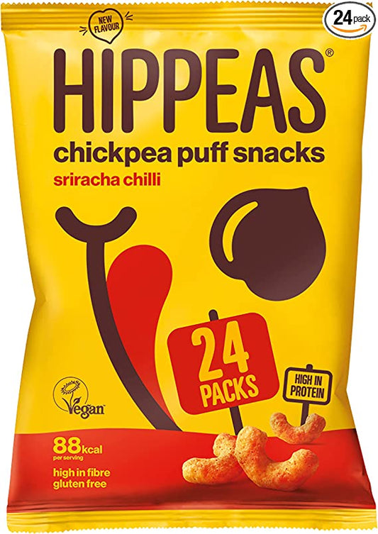Hippeas Sriracha Chilli 22g (Pack of 24)
