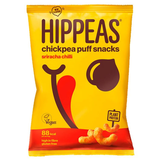 Hippeas Sriracha Chilli 78g (Pack of 10)
