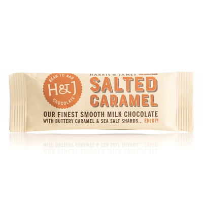 Harris & James Salted Caramel Impulse Chocolate Bar 48g (Pack of 5)