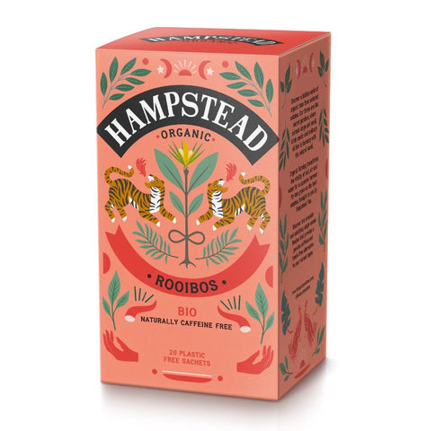 Hampstead Tea Rooibos Tea 20bags (Pack of 4)
